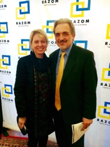 Borys and Lida Buniak of Ukrainian Medical Association of North America