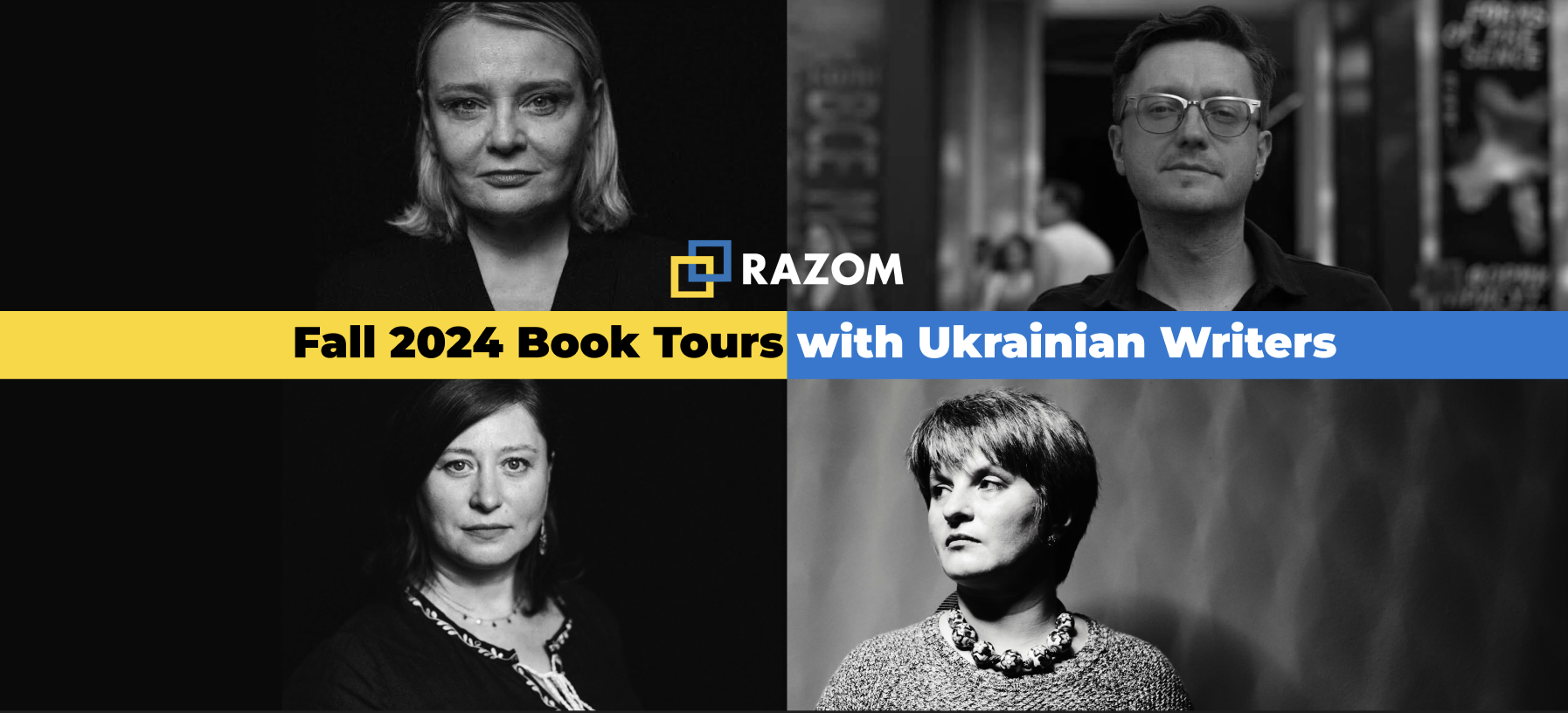 Fall 2024 Book Tours with Ukrainian Writers