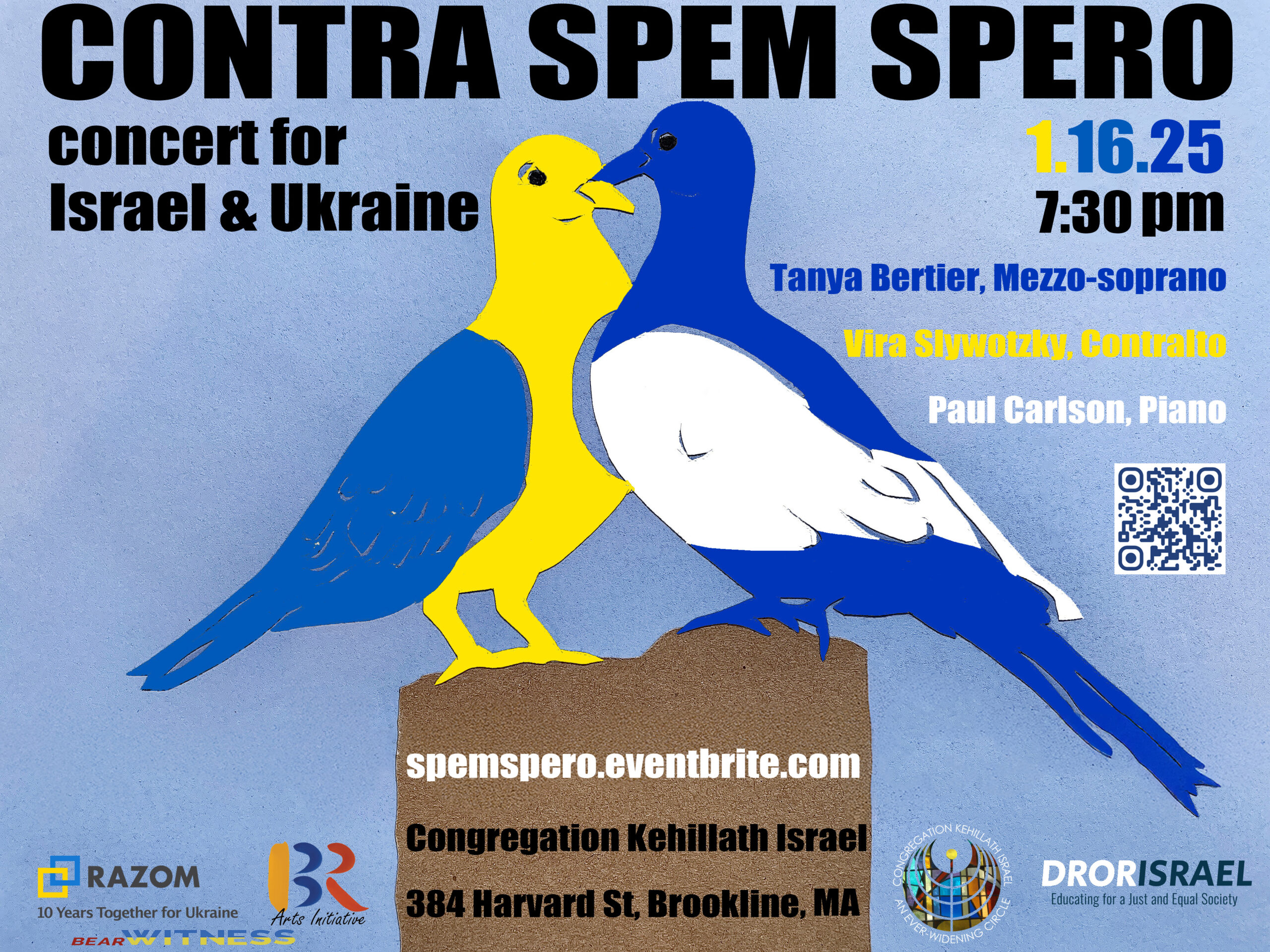 CONTRA SPEM SPERO: Concert for Israel and Ukraine